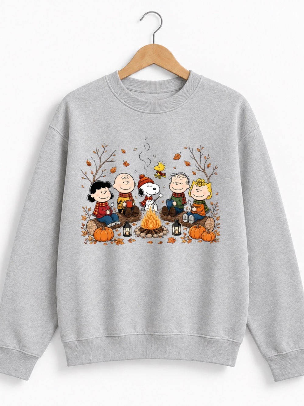 ASHGREY Campfire Graphic Crewneck Sweatshirt